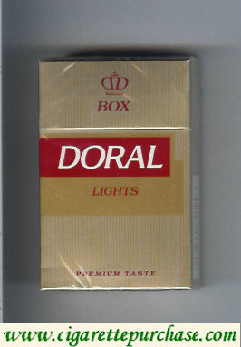 Doral Premium Taste Lights cigarettes hard box